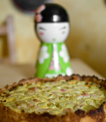 Lecker, Rhabarberkuchen! | fressen und gefressen werden
